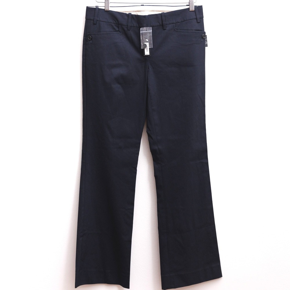The Limited Drew Fit Navy Blue Straight Leg Dress Pants Size 6 NWT